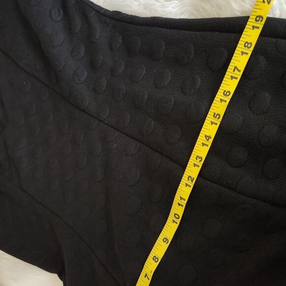 Betsey Johnson Dress Women XXL Mini Puff Sleeves Mini Dress Polka Dots - Picture 10 of 15